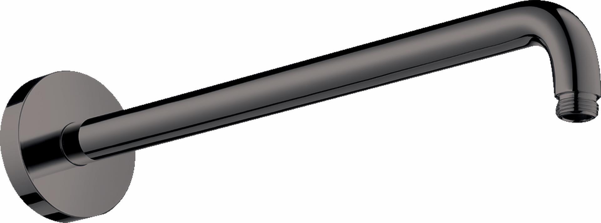15-Inch Shower Arm in Polished Black Chrome - Hansgrohe Model 27413331 for Modern Bathroom Upgrades & Spa-Like Shower Experience