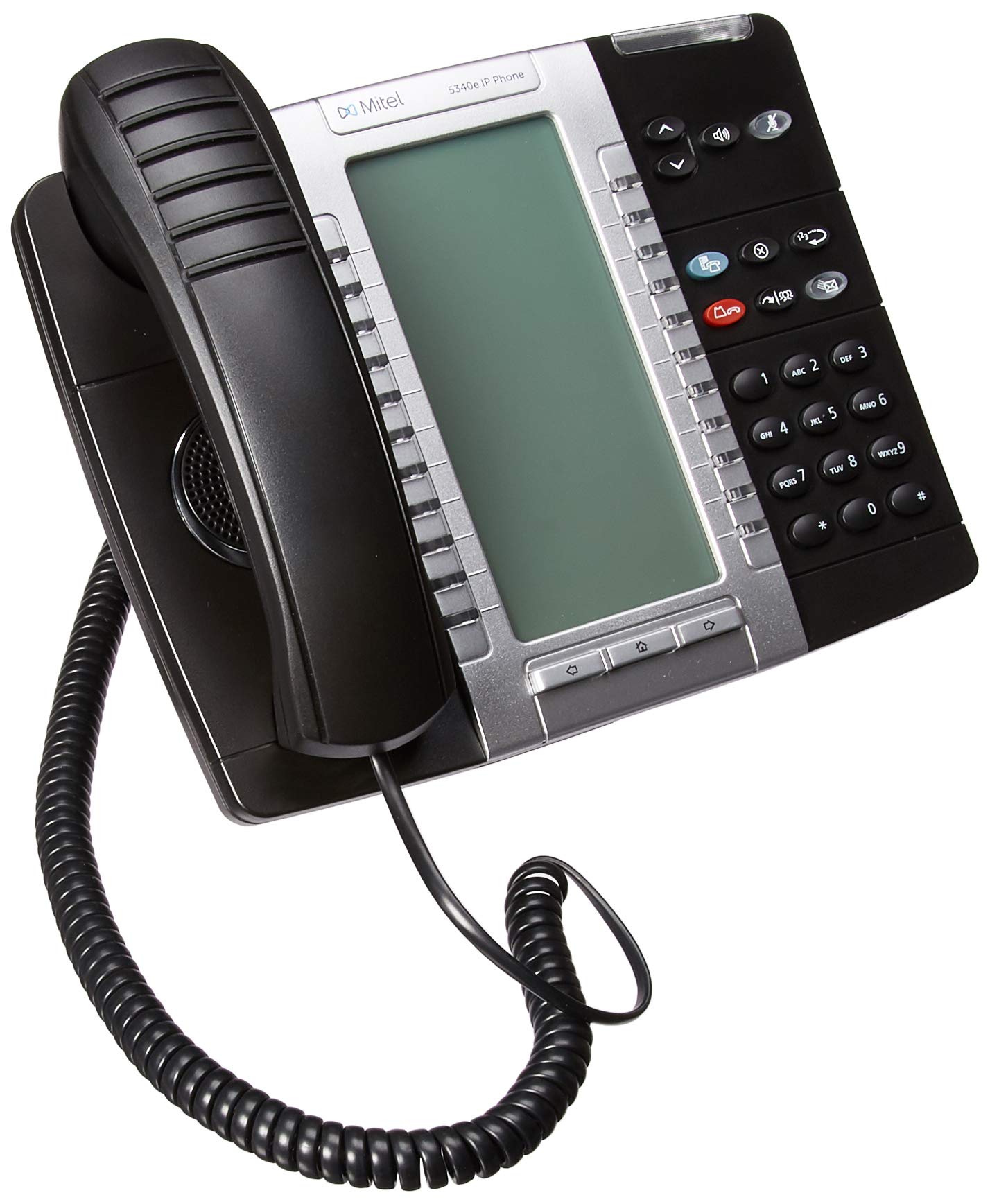Mitel MiVoice 5340e IP Phone - Business VoIP Desk Phone with HD Audio, 12 Line Keys & PoE Support | Ideal for Office & Remote Work Communication