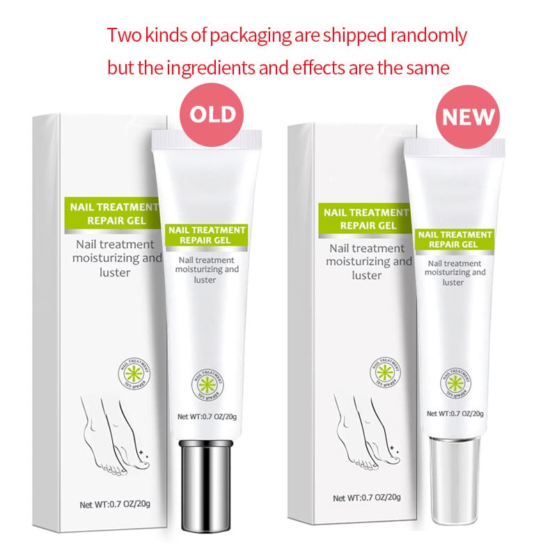 Efero Nail Treatment Repair Gel - Fungal Toenail Treatment, Nail Repair Cream for Yellow, Cracked & Split Nails - Renews Damaged Nails (4PCS) - Perfect for Home Pedicures & Nail Care Routines