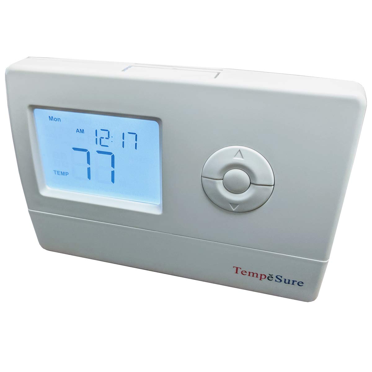 TempSure Thermostat 2H/2C Digital Non-Programmable Thermostat for Straight Cool, Heat Pump, Electric & Gas Heating Systems - Perfect for Home, Office & Commercial HVAC Control