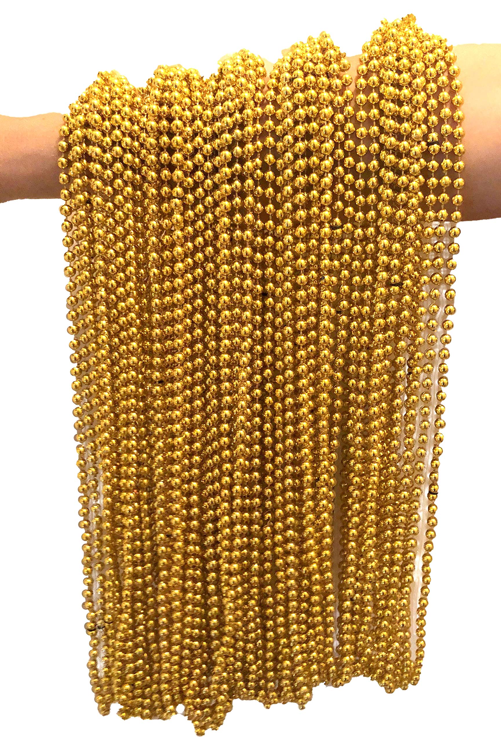Stylish Metallic Beaded Necklaces for Women - Bulk Pack of Fashion Jewelry - Perfect for Parties, Weddings & Everyday Wear