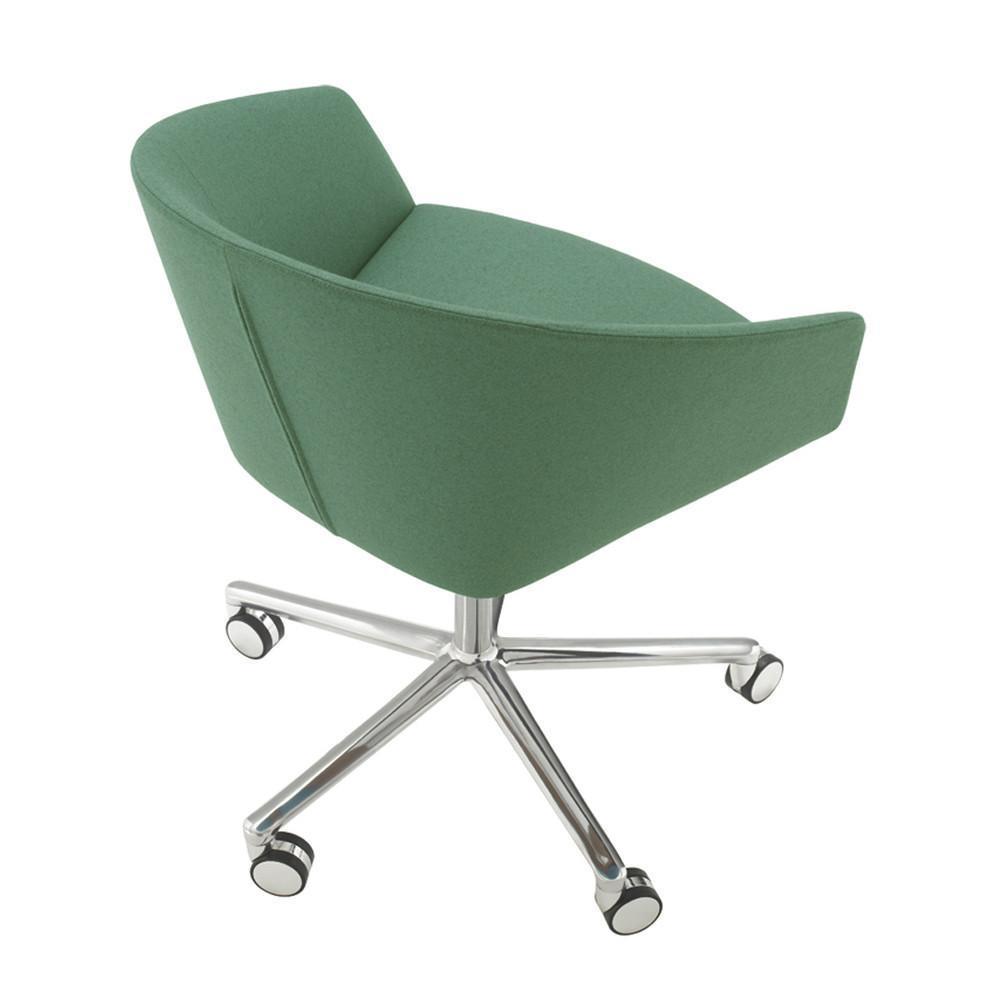 Brandy SO3000 Modern Armchair - Stylish Accent Chair for Living Room, Bedroom & Office - Comfortable Upholstered Lounge Chair with Wooden Legs - Perfect for Relaxing, Reading & Decorating
