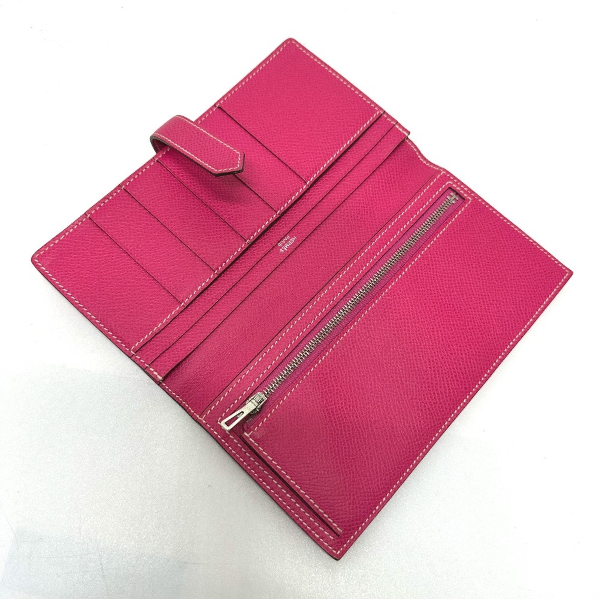 Premium Pink Leather Calvi Wallet for Women - Slim RFID Blocking Card Holder - Perfect for Travel, Business & Everyday Use