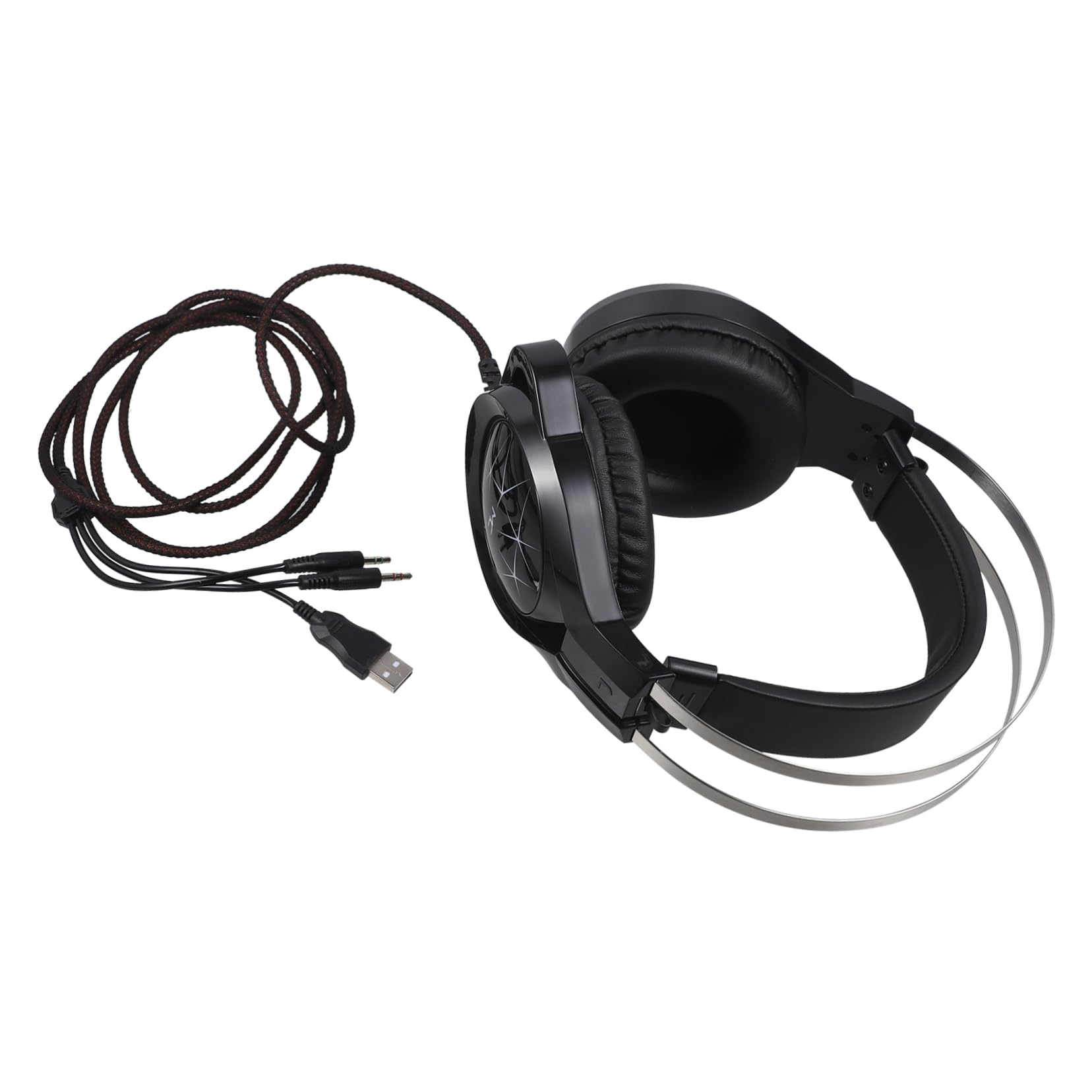 Hemobllo Gaming Headset with Microphone - Lightweight Over-Ear Headphones, Noise Cancelling & Breathable Cushions for PC, PS4, Xbox - Perfect for Long Gaming Sessions & Online Meetings