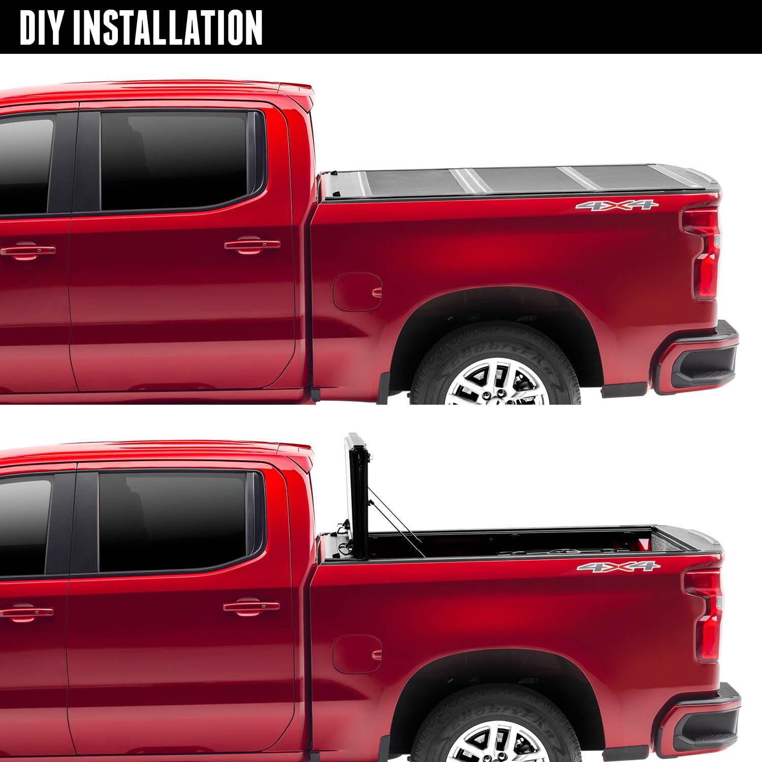 RealTruck UnderCover ArmorFlex Hard Folding Truck Bed Tonneau Cover | AX22020 | Fits 2015-2020 Ford F-150 6'7