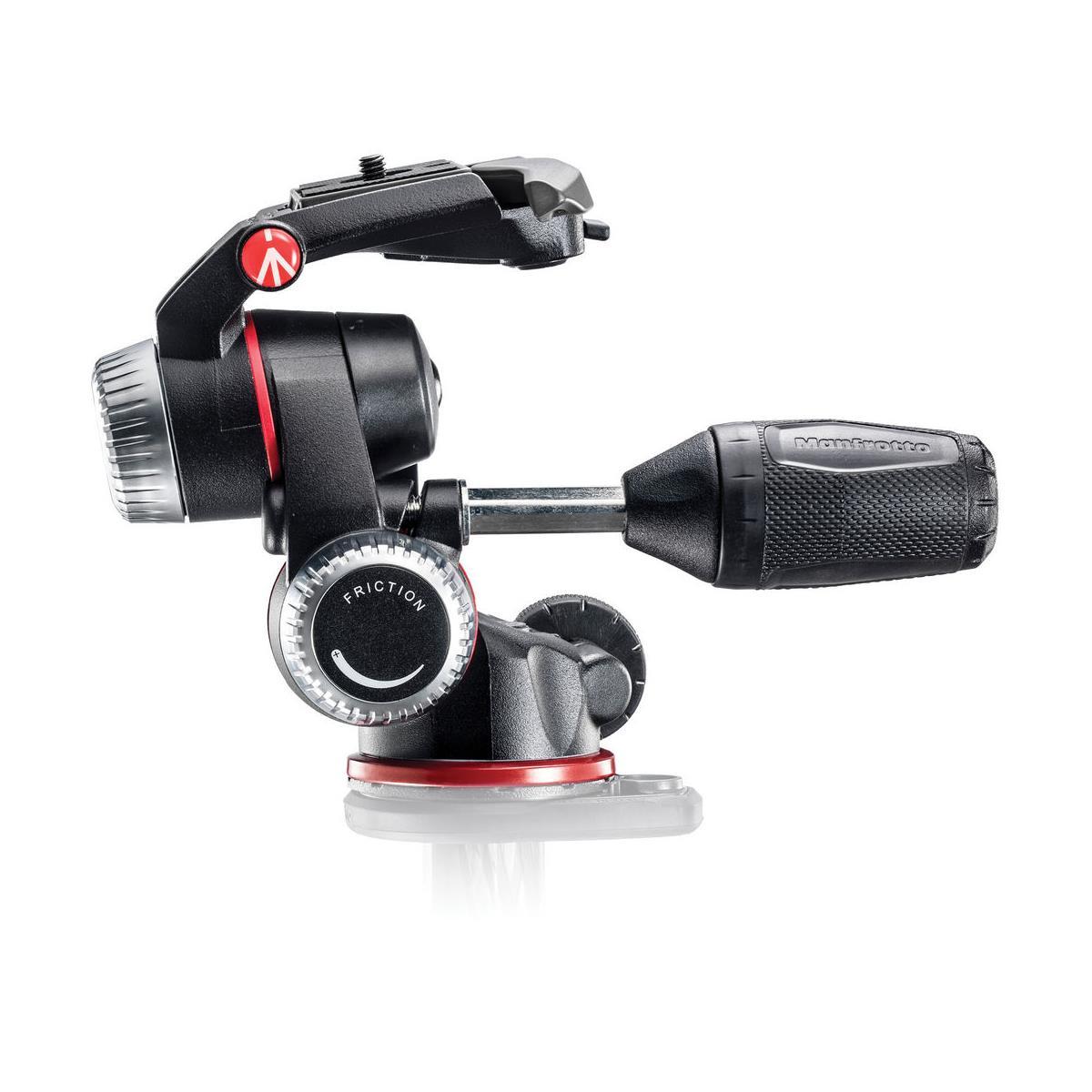 Manfrotto MHXPRO-3W Professional 3-Way Pan/Tilt Head with Quick Release - Perfect for DSLR Cameras, Video Cameras & Tripods - Ideal for Photography, Videography & Studio Work