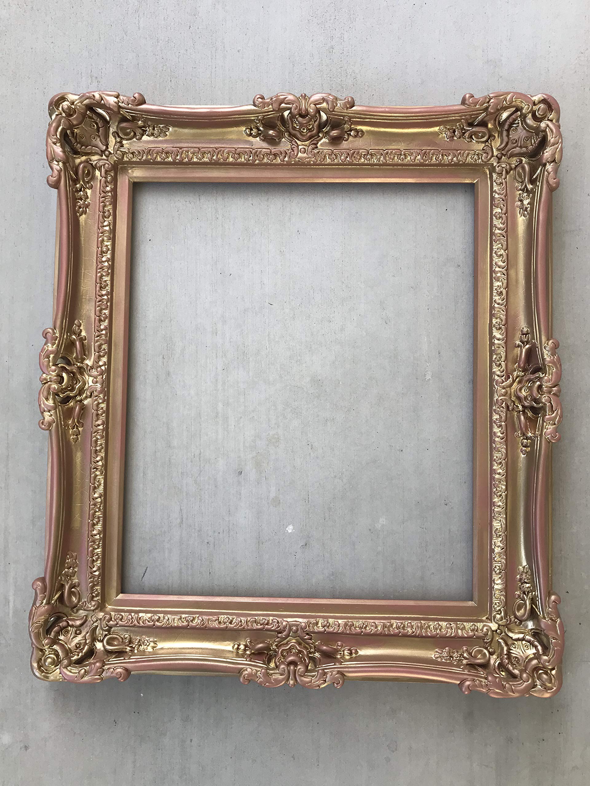 20x24 Rose Gold Baroque Picture Frames - Elegant Ornate Frames for Canvas Paintings, Wall Art, Wedding Photos & Home Decor - Perfect for Living Room, Bedroom & Gallery Displays
