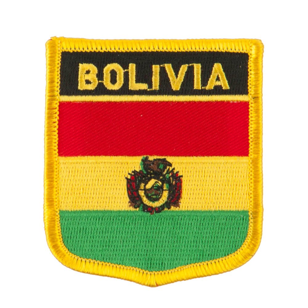 Bolivia Flag Embroidered Patch - South American Country Emblem Badge for Jackets, Backpacks & Hats | Collectible Souvenir for Travel Fans