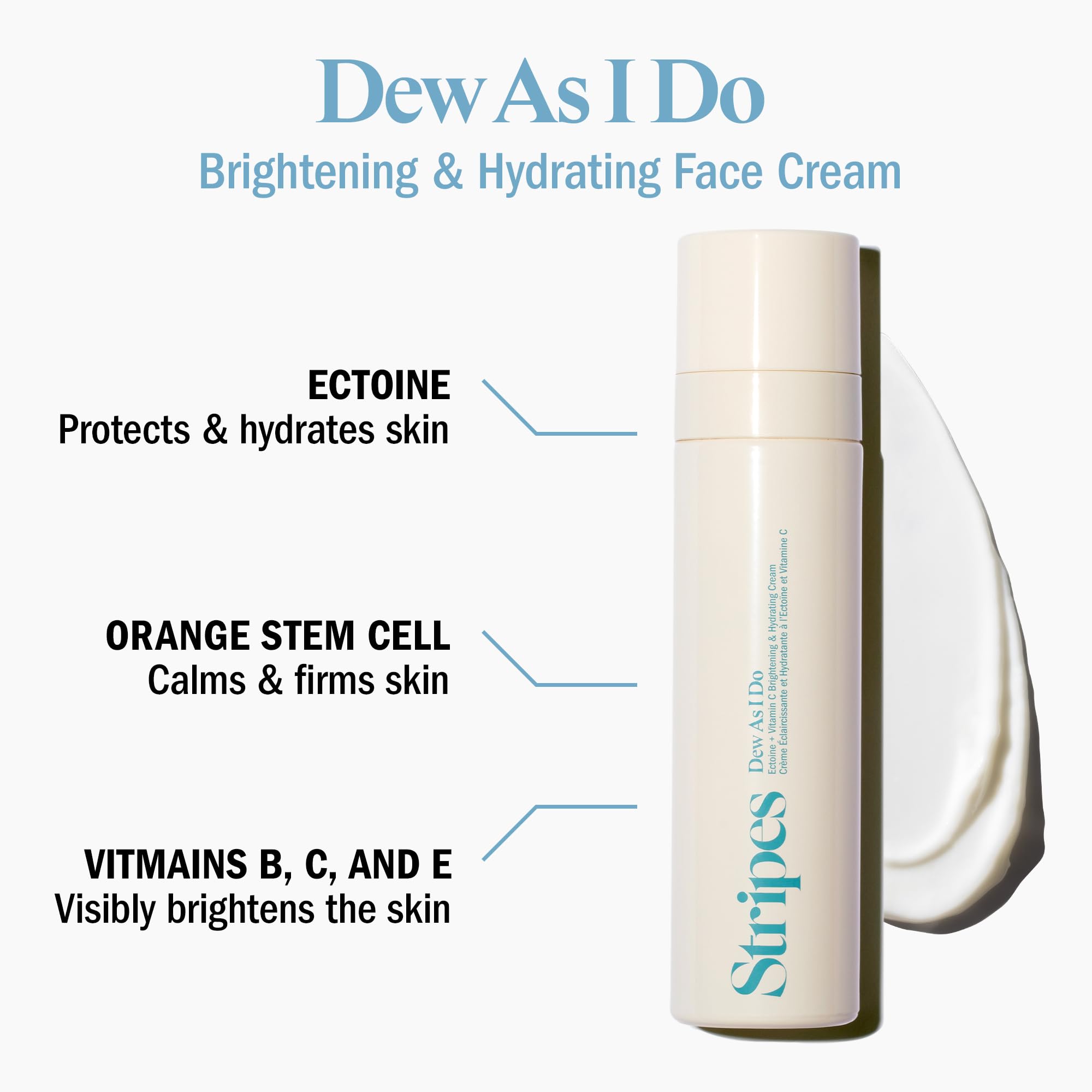 STRIPES Beauty Naomi Watts Dew As I Do & Resting Clean Face Bundle - Radiant Even Complexion, Improves Skin Barrier, Safe for Sensitive Skin & Menopause Support | Daily Skincare Routine & Nighttime Hydration