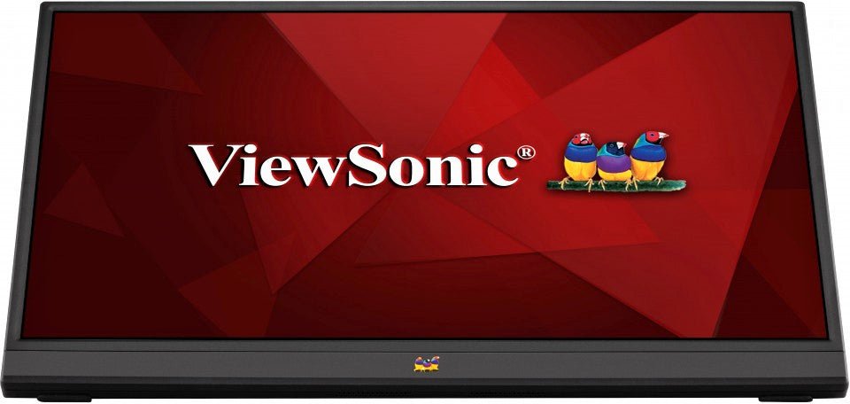 ViewSonic VA1655 15.6 Inch Portable 1080p IPS Monitor with USB-C & Mini HDMI - Perfect for Laptop Extensions, Gaming, and Business Presentations