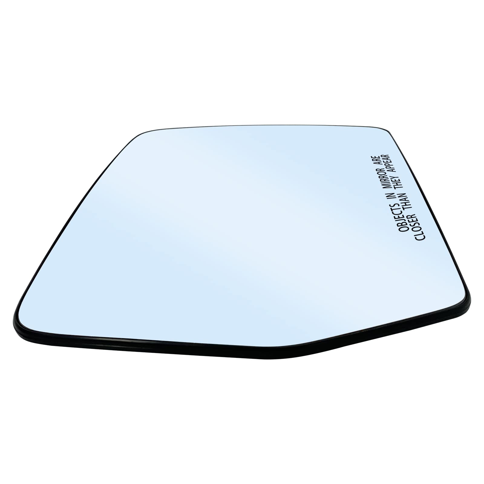 2004-2014 Ford F150 Passenger Side Heated Mirror Replacement - Right Side View Convex Glass with Rear Holder (Part# 4L3Z-17K707-DA) - Defrost Function for Winter Driving & Enhanced Visibility in Rain