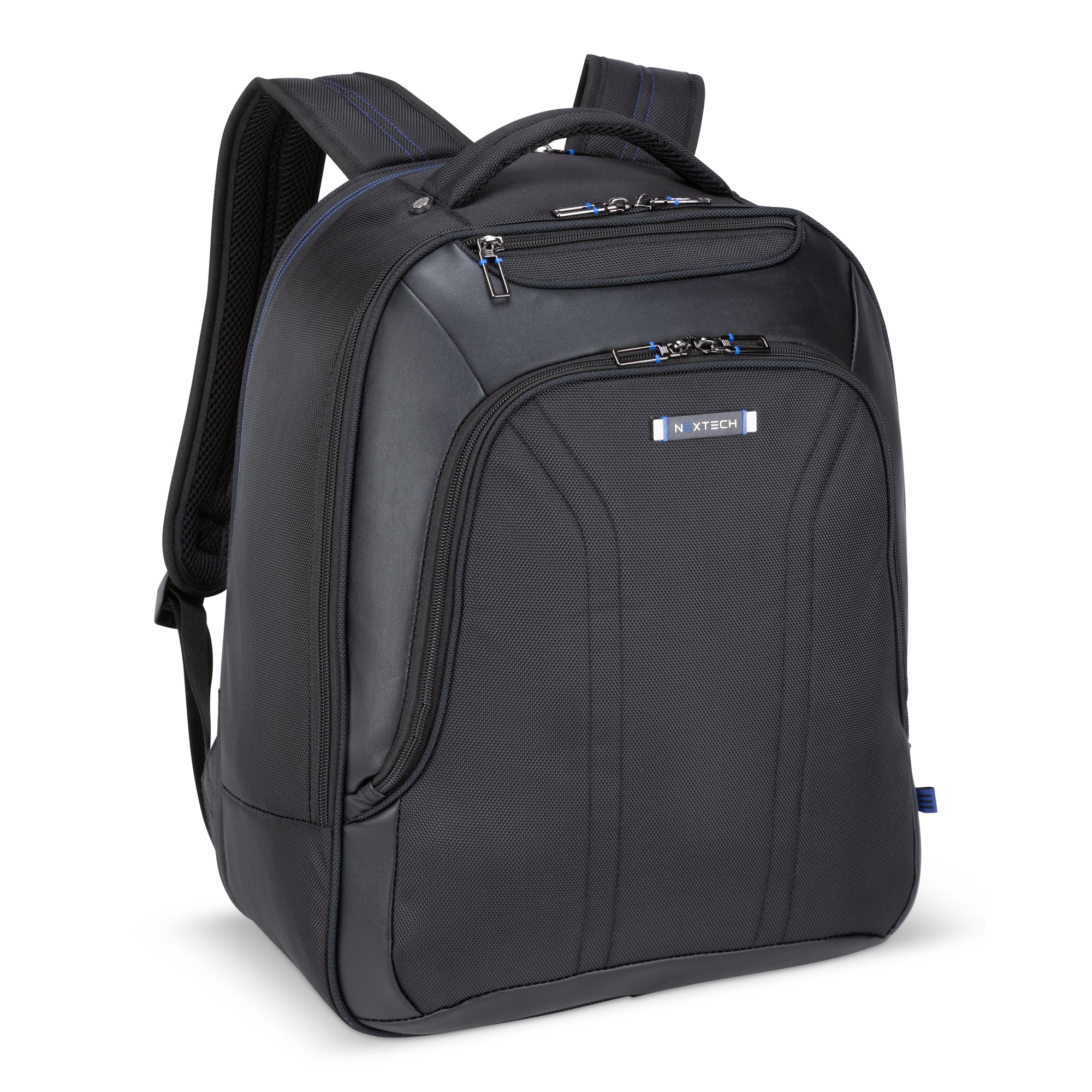 Nextech Business Backpack for Men & Women - Waterproof Laptop Backpack with USB Charging Port - Perfect for Office, Travel, and College Students