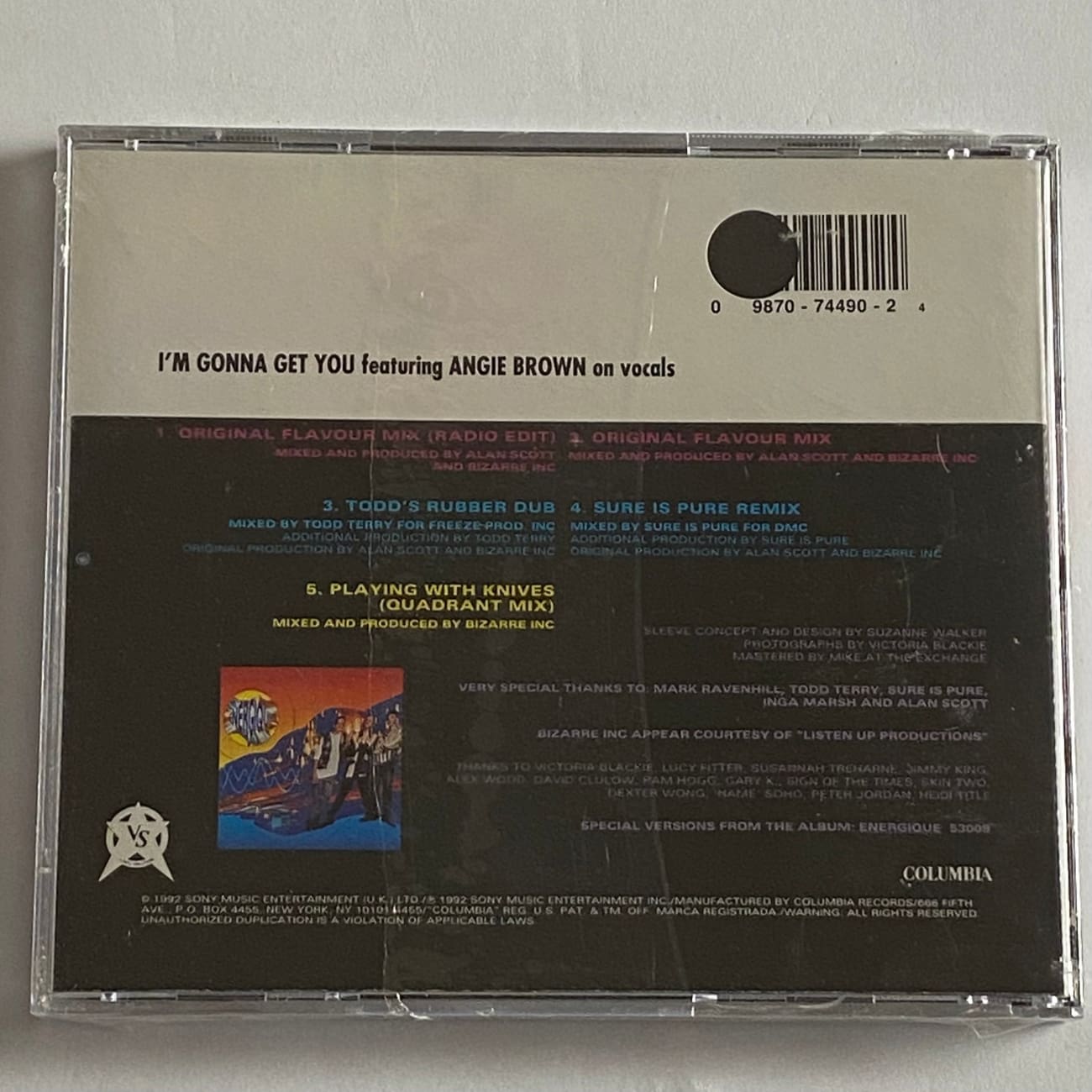 Bizarre Inc. - I'm Gonna Get You (1992 Original Sealed CD) | Vintage Dance Music Collectible | Perfect for DJs & 90s Music Enthusiasts