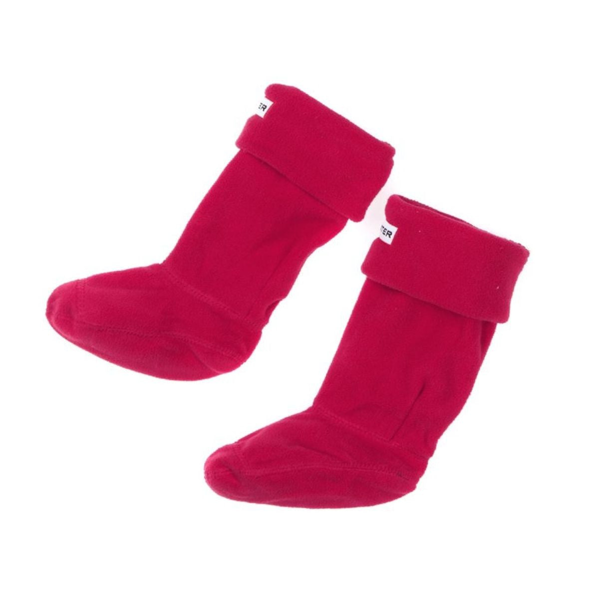 Hunter Kids Fuchsia Boot Socks - Soft & Comfortable Non-Slip Socks for Girls & Boys - Perfect for Boots, Shoes & Cold Weather Wear
