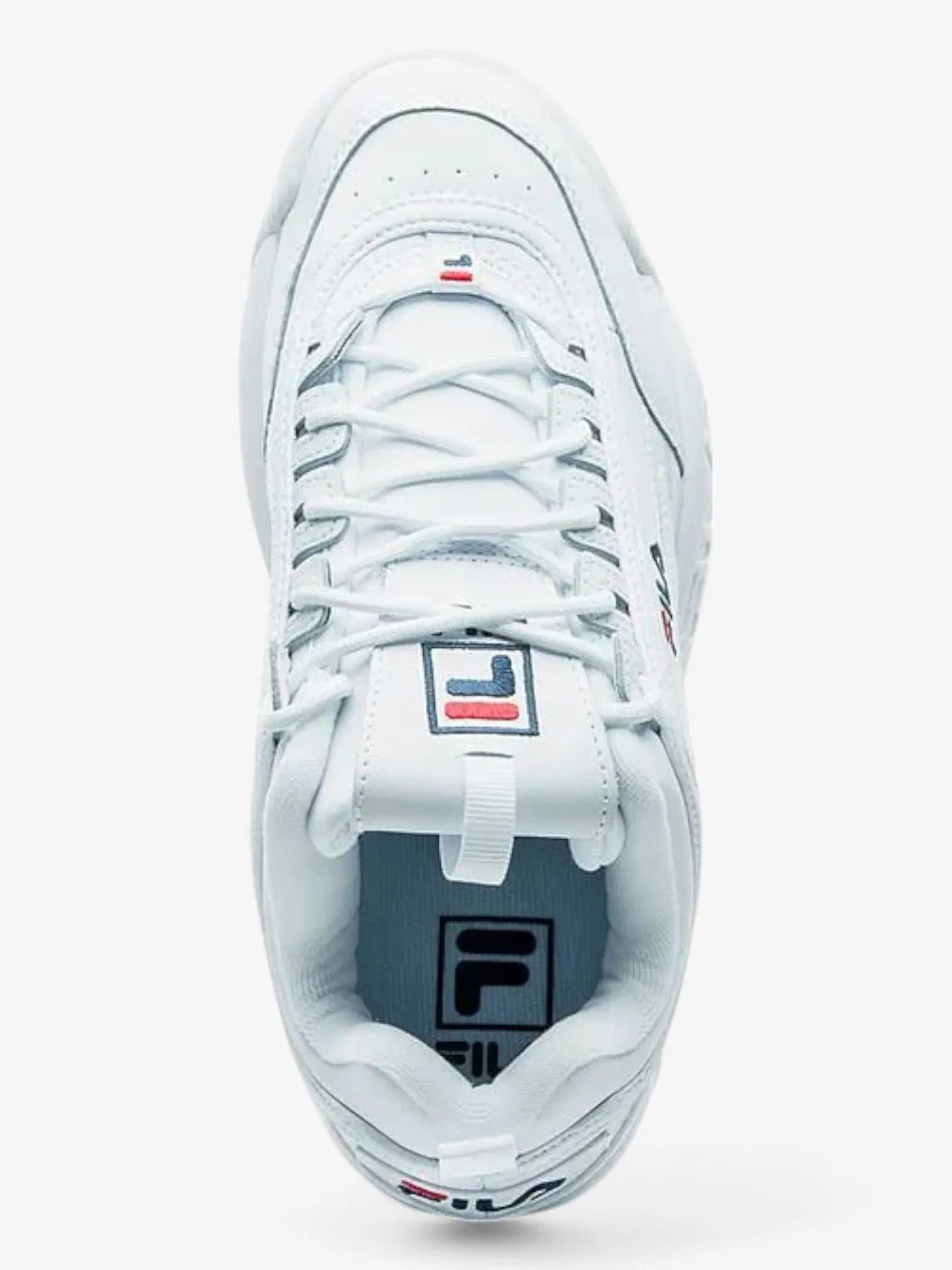 Fila Disruptor II Premium Women's Sneakers in White - Stylish & Comfortable for Casual Wear, Running & Gym Workouts
