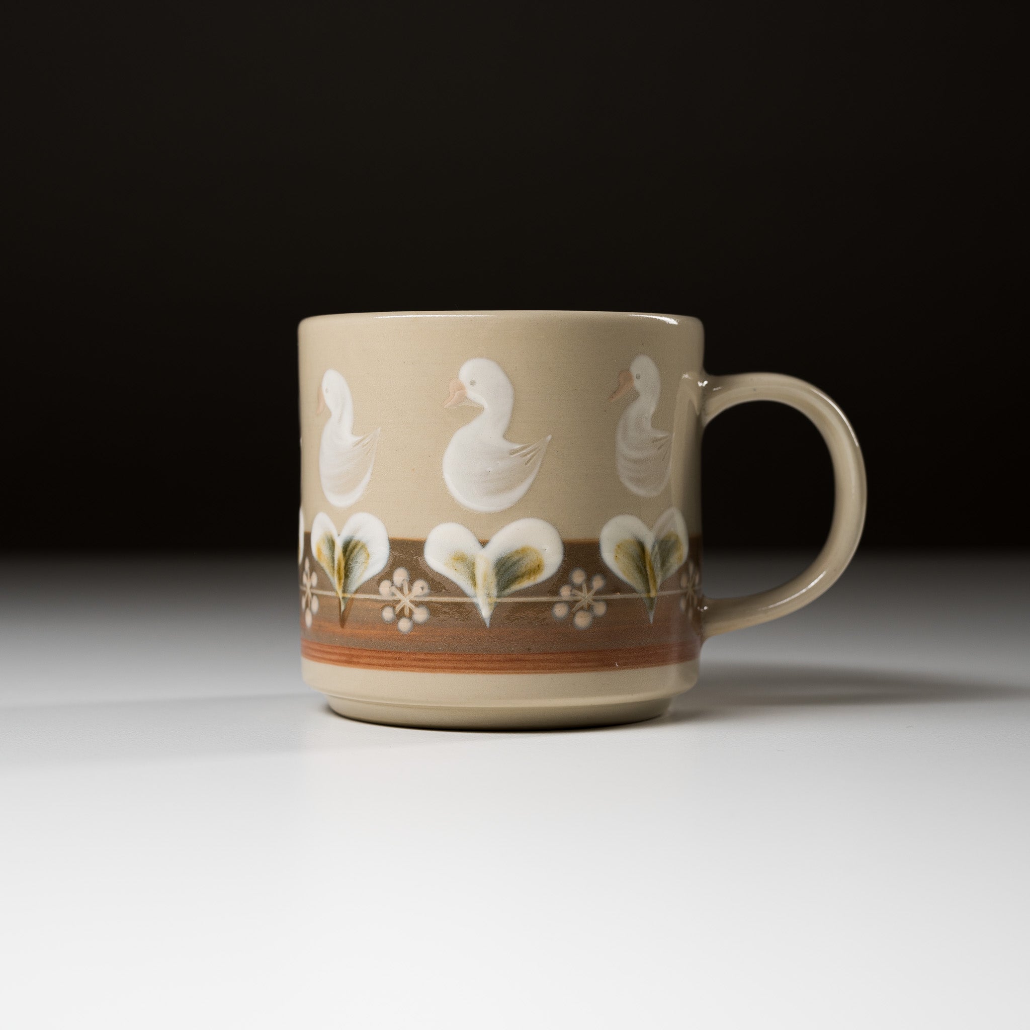 Fukube Pottery Mug - Handmade Duck or Chicken Design Ceramic Cup for Coffee & Tea | Japanese Traditional Craft for Home, Office & Gift Use