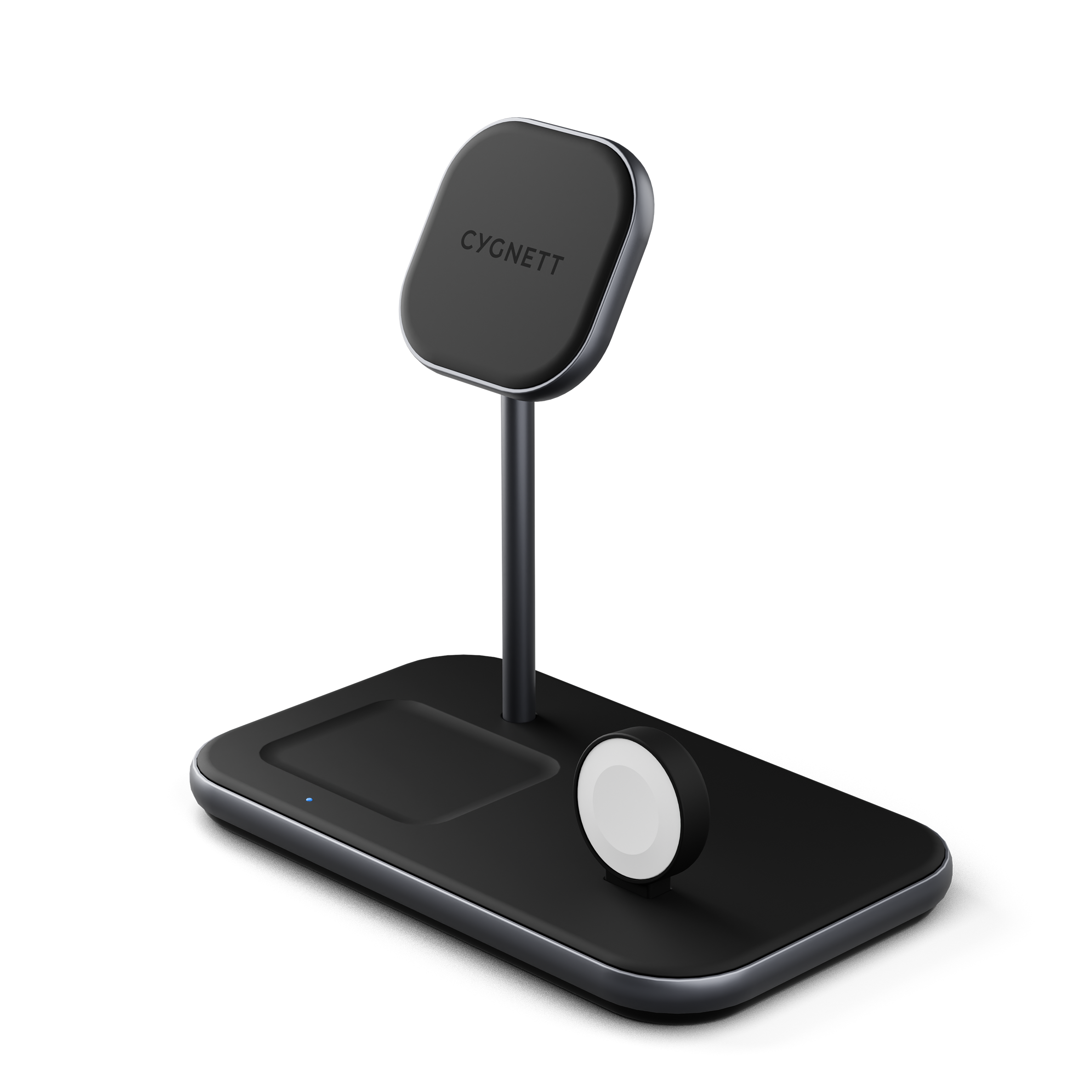 3 in 1 Magnetic Wireless Charger for iPhone, Samsung & AirPods - Fast Charging Stand for Home, Office & Travel