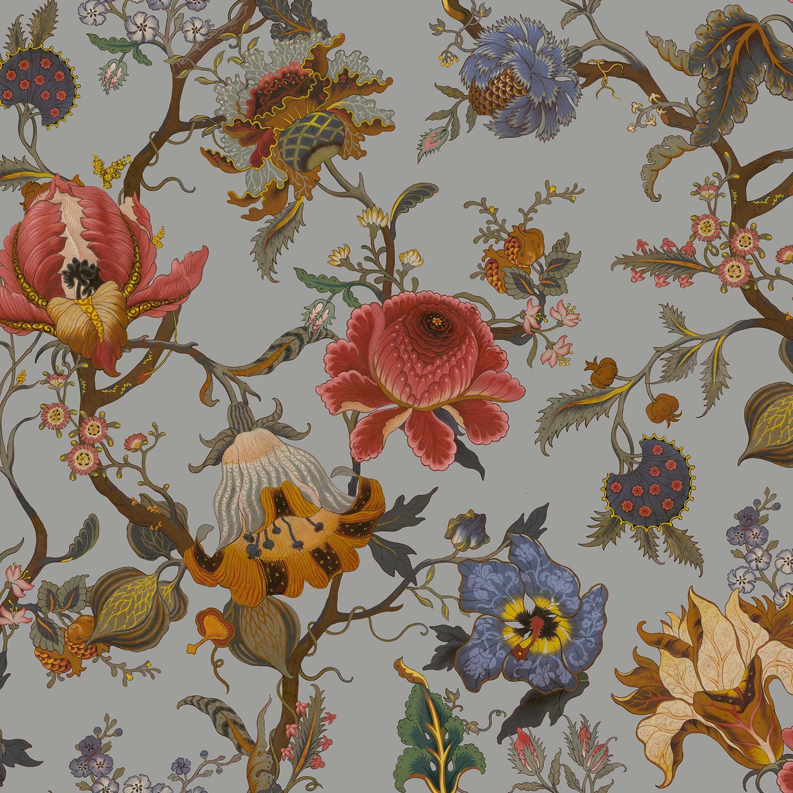 ARTEMIS Premium Peel and Stick Wallpaper - Dove Grey - Self-Adhesive Removable Wallpaper for Bedroom, Living Room, and Office Decor