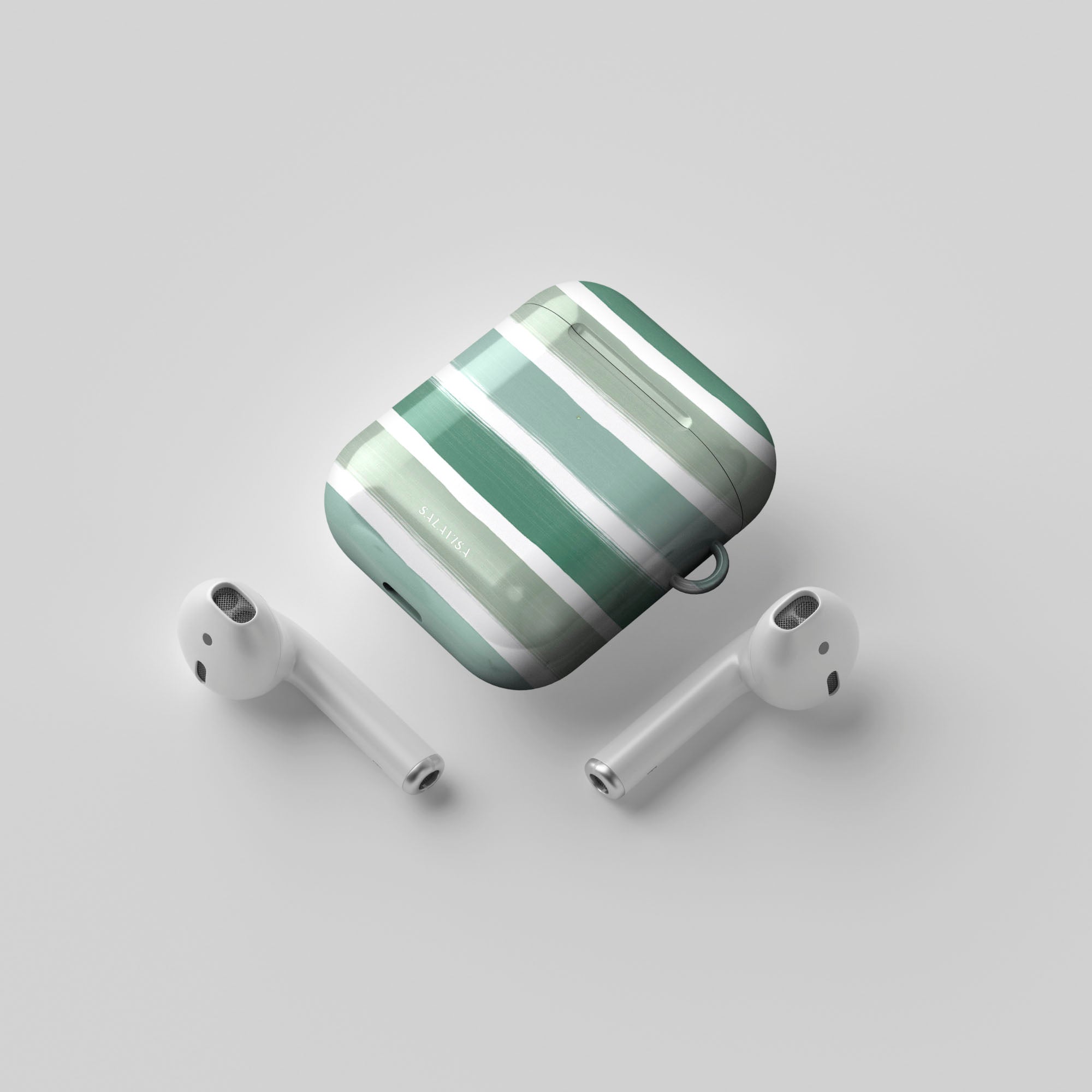 Premium Mint Green AirPods Case - Shockproof & Scratch-Resistant Protective Cover for AirPods 1/2/3 & Pro - Perfect for Gym, Travel & Everyday Use
