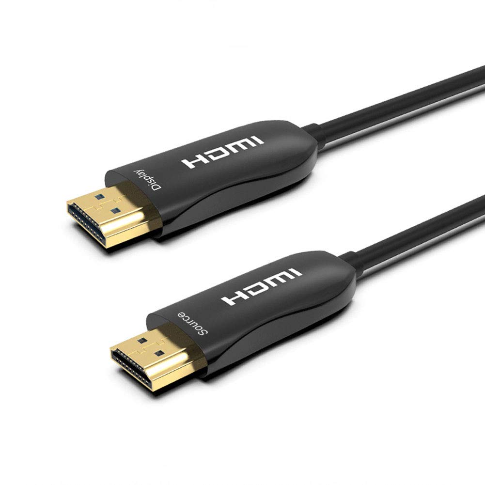 4K Fiber Optic High-Speed HDMI Cable 200ft (18.2Gbps, 4K/60Hz) - Supports Ethernet, 3D, Dolby Vision, HDR10, HDCP2.2, 4:4:4 & ARC HDMI 2.0 - Perfect for Home Theater, Gaming & Professional AV Setups