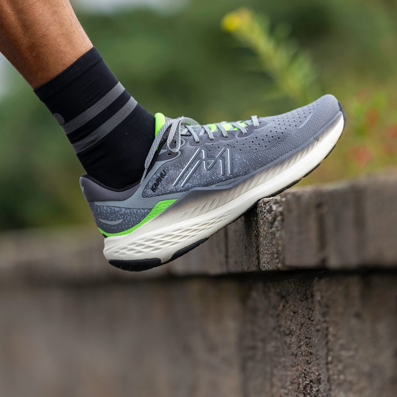 Mestari Run 1.5 Men's Running Shoes - Frost Grey & Black | Lightweight Athletic Sneakers for Jogging, Gym Workouts & Daily Wear