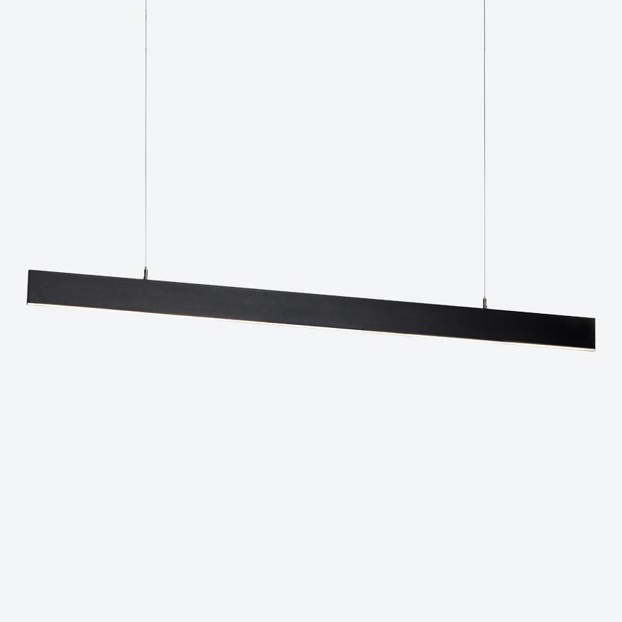 ASP LOGAN LED Linear Pendant Light Fixture - Modern Dimmable Hanging Light for Kitchen Island, Dining Room & Bedroom Lighting