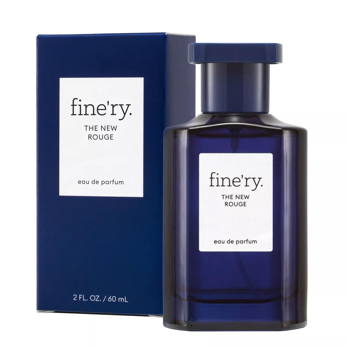 Fine'ry The New Rouge Women's Eau de Parfum - 2 fl oz Floral Fruity Perfume for Women - Perfect for Date Night, Office & Special Occasions