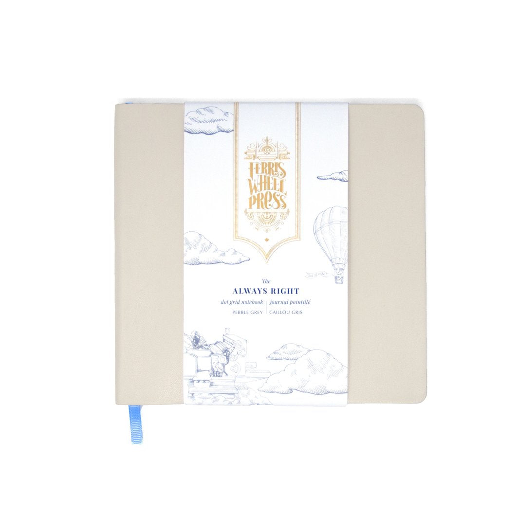 Ferris Wheel Press Always Right Notebook - Premium Dot Grid Journal for Writing, Sketching & Planning - Perfect for Bullet Journaling, Note Taking & Creative Projects