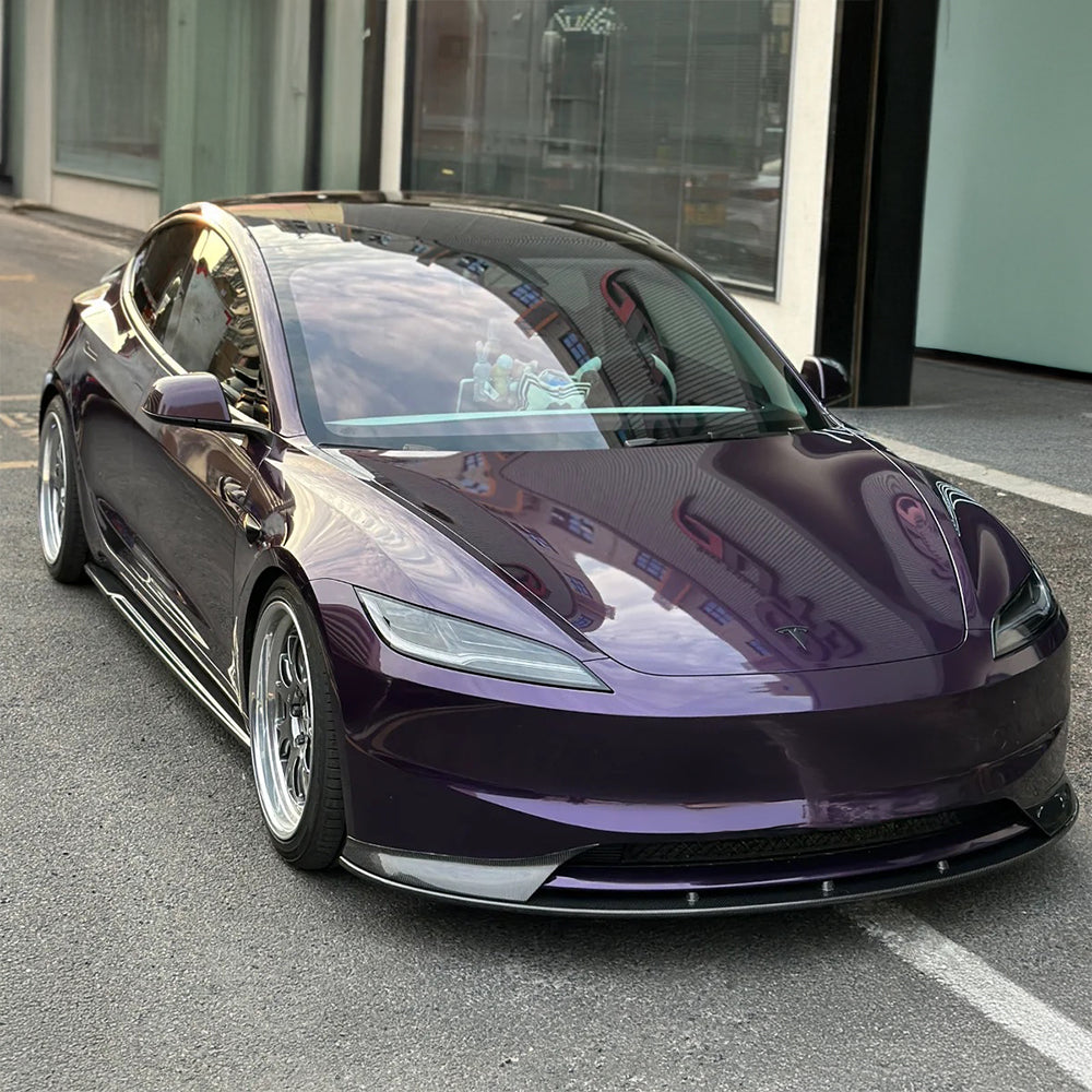 Premium Carbon Fiber Side Skirts for 2024+ Tesla Model 3 | Pre-Preg Aero Performance Upgrade | Fits Standard/Long Range/Performance Trims | Enhance Style & Downforce for Street Racing & Car Shows