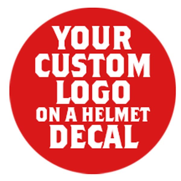 Custom Baseball Helmet Decals & Softball Stickers - 6-Pack Vinyl Helmet Decals for Players & Teams | Perfect for Baseball Games, Tournaments & Team Uniform Customization