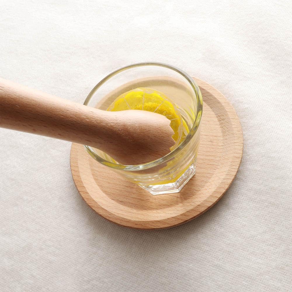 Premium Wooden Cocktail Muddler & Ice Crusher - Bar Tool for Mixing Mojitos, Old Fashioned & Mint Juleps - Perfect for Home Bars, Cocktail Parties & Professional Bartending
