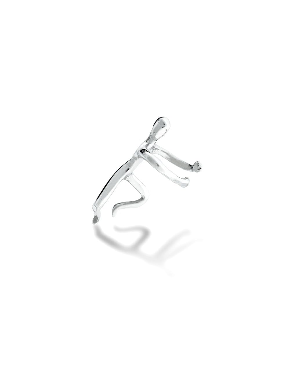 Women's Sterling Silver Earring Cuff - 3/4