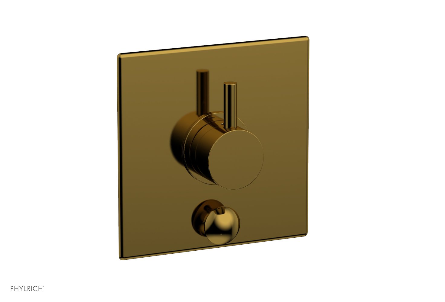 BASIC II Pressure Balance Shower Plate with Diverter and Handle Trim Set 4 203 - Chrome Finish for Bathroom & Shower Installation - Perfect for Home Renovation and Modern Bathroom Upgrades