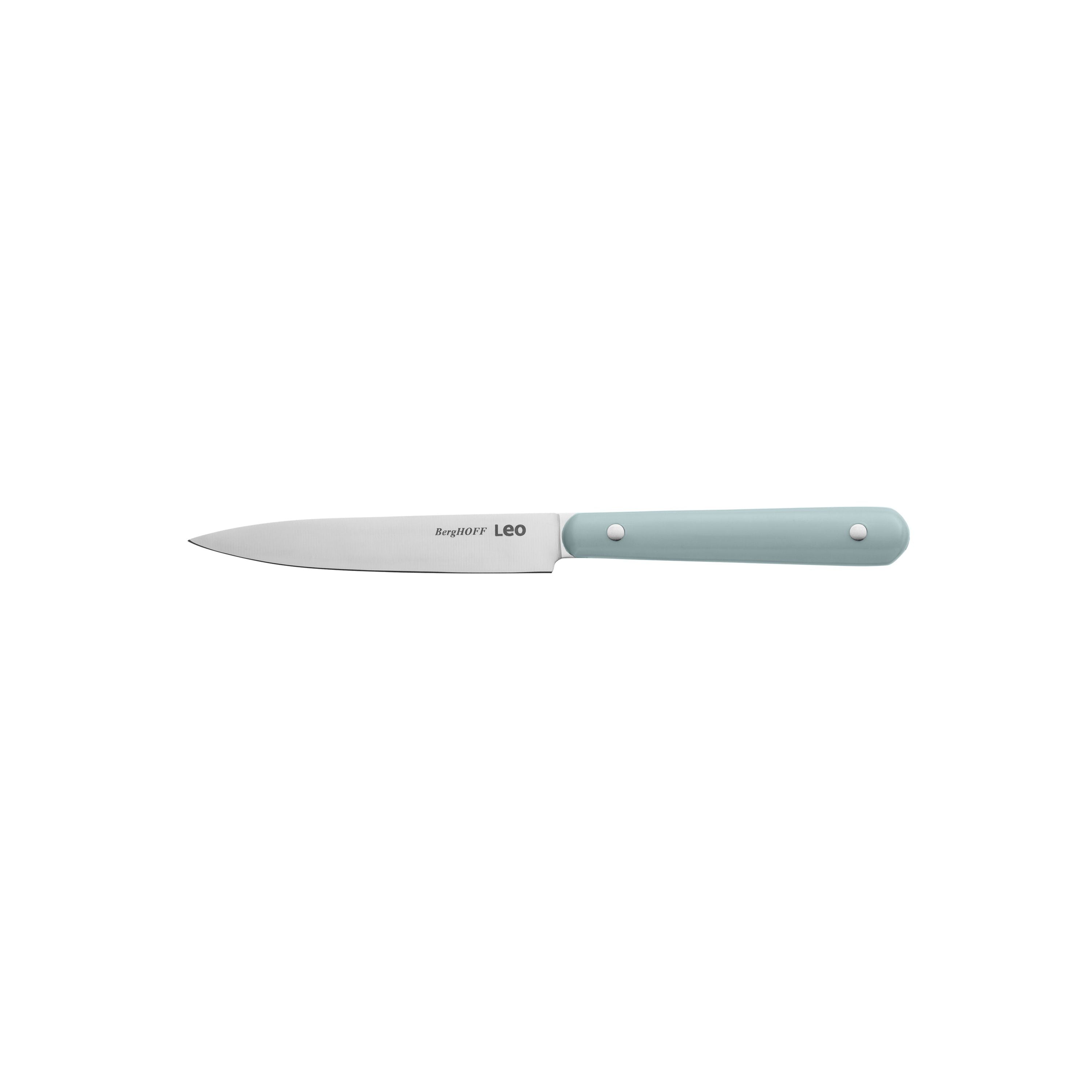 BergHOFF Leo Slate 5-Piece Stainless Steel Knife Set - Complete Kitchen Cutlery for Slicing, Dicing & Chopping - Perfect for Home Chefs & Cooking Enthusiasts