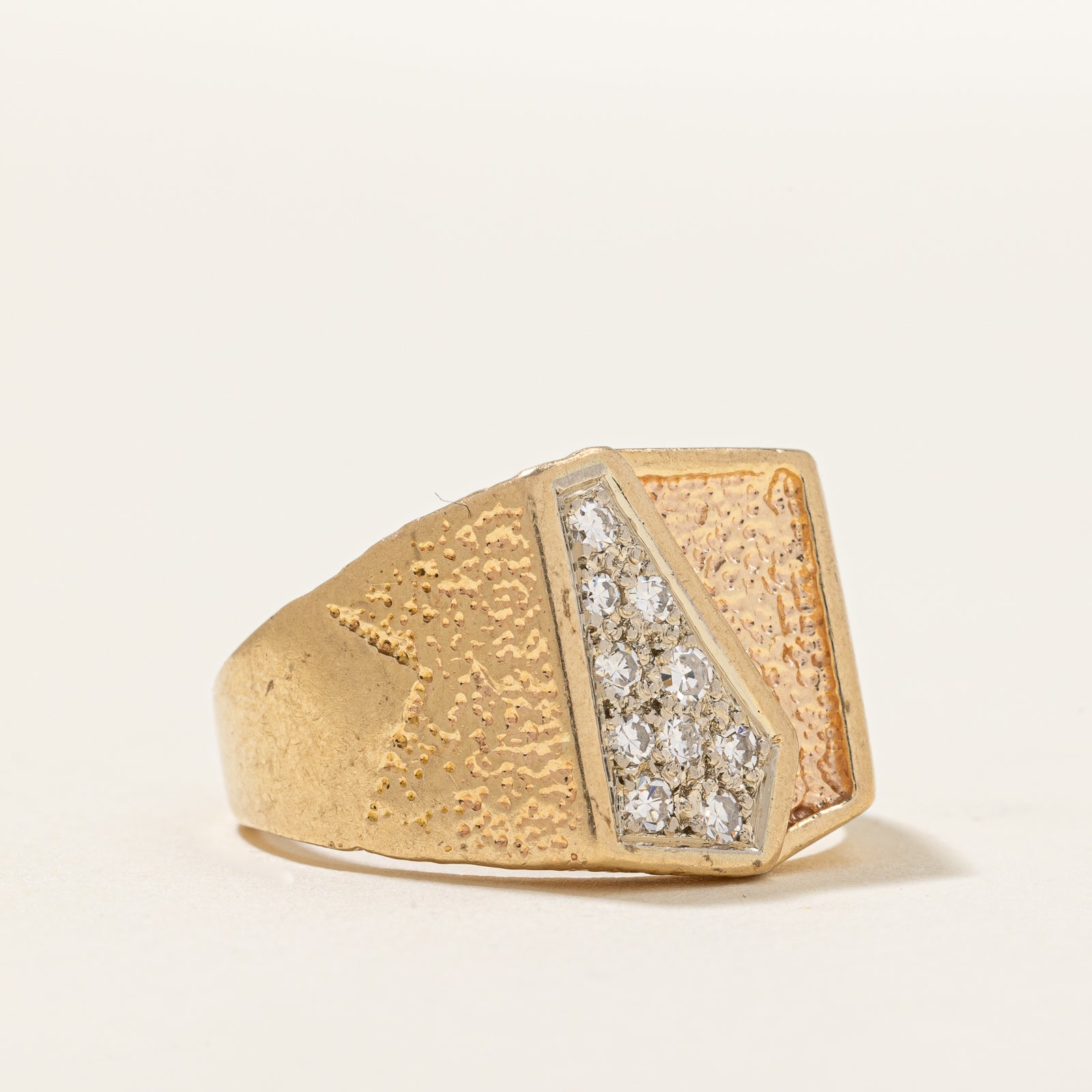 0.21ctw Diamond Cocktail Ring for Women - Size 7.75 | Elegant Statement Jewelry for Parties, Weddings & Special Occasions