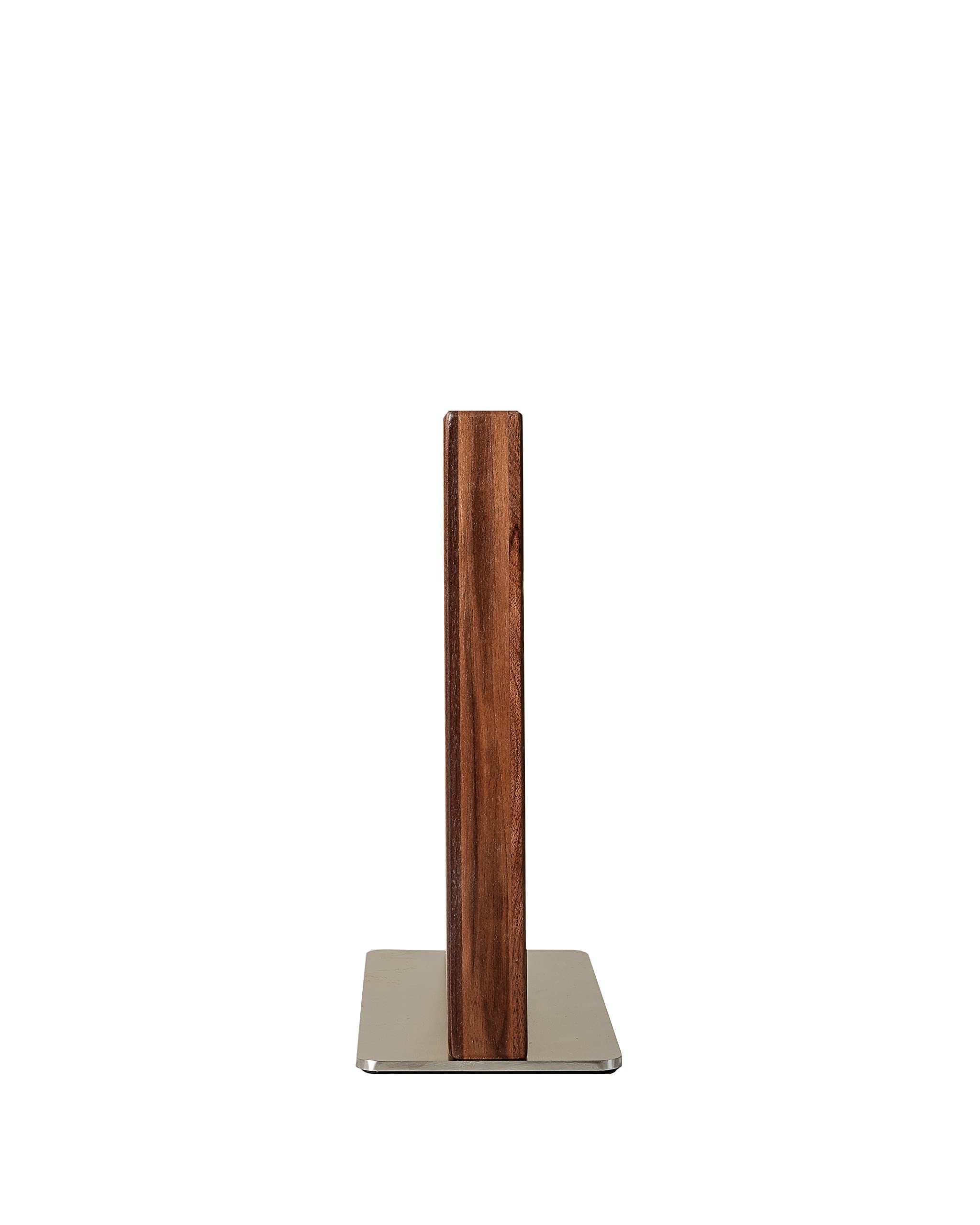Premium 3-Piece Knife Set with Walnut Stand - Chef Knife, Paring Knife, Utility Knife - Perfect for Home Cooking, Camping & Outdoor Adventures