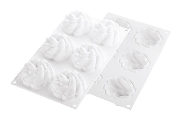 Silikomart Fleur Silicone Tart Ring Mold Kit - Premium Baking Molds for French Pastries, Tarts, and Desserts - Perfect for Home Bakers and Professional Chefs