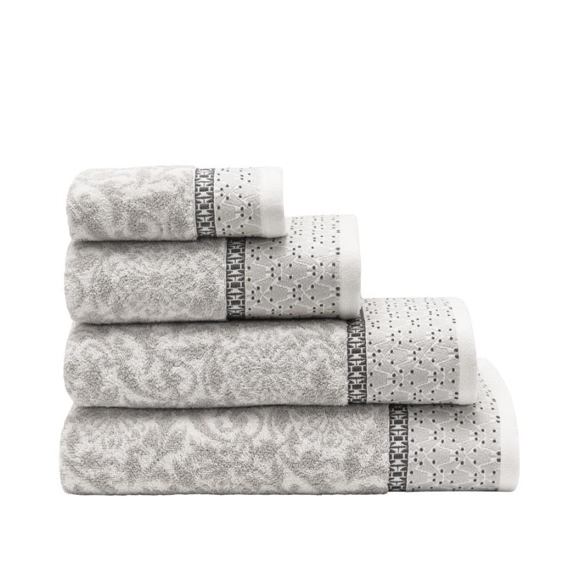 Premium Grey Bath Towel Set - Soft & Absorbent Luxury Bath Linens for Spa, Hotel & Home Use