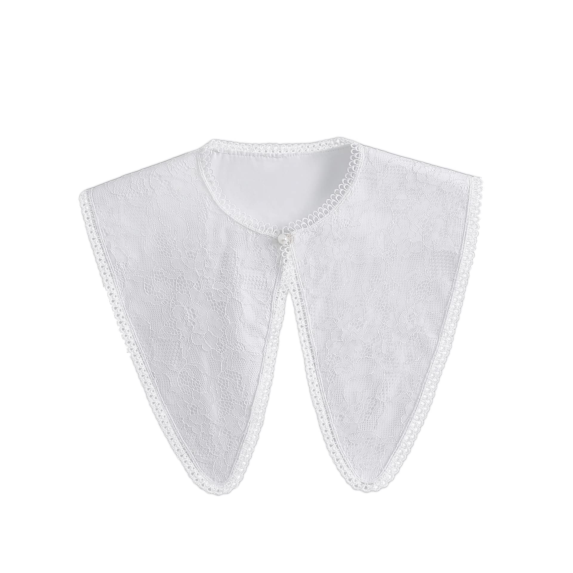 DNLKWGO Detachable Fake Collar - Women's Decorative Lace Choker Blouse Collar Accessory for Casual Outfits & Office Wear | Perfect for Layering with Sweaters and Dresses