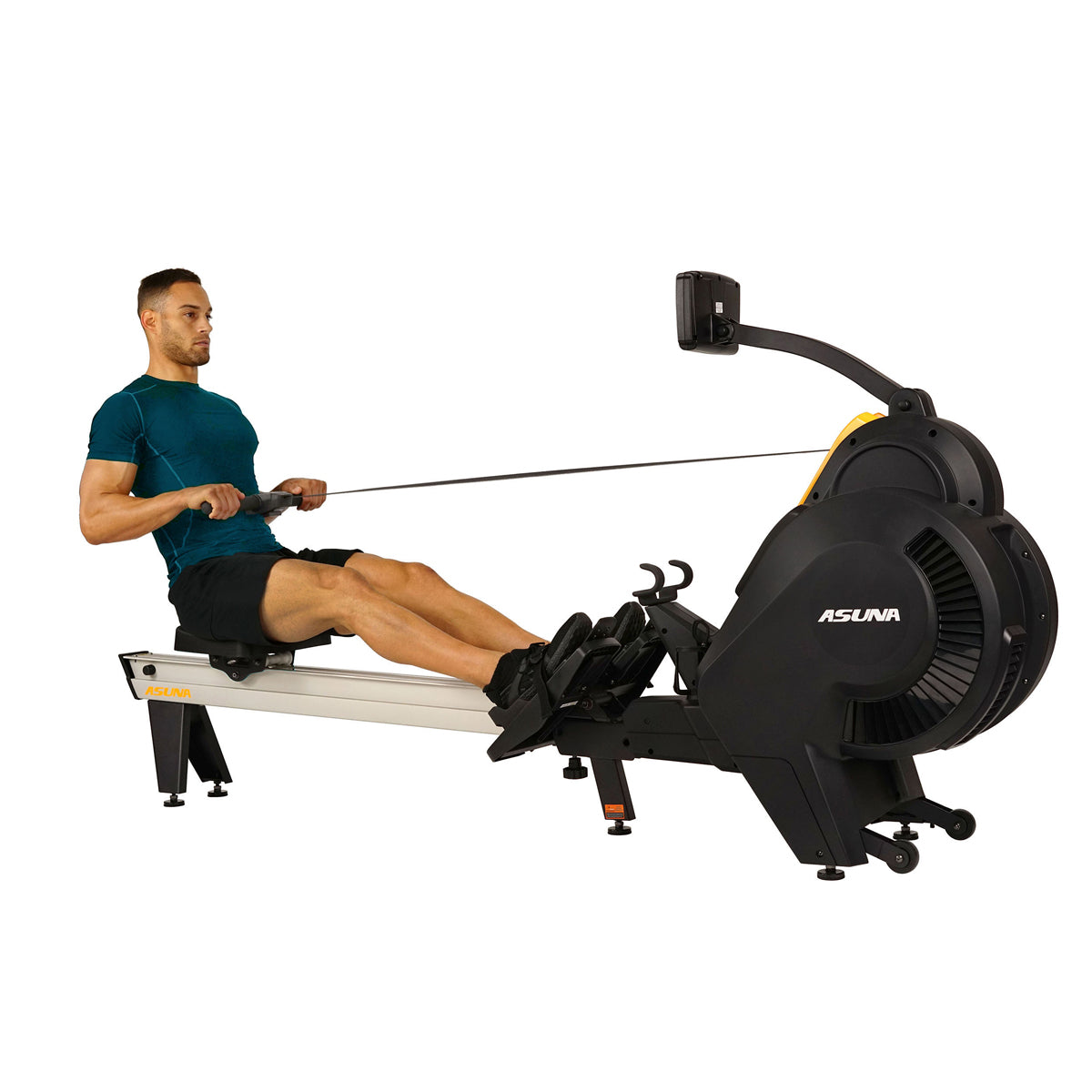 Windmill Air Magnetic Rower Machine - Premium Home Rowing Machine for Full Body Workout | Perfect for Cardio, Strength Training & Small Space Home Gyms