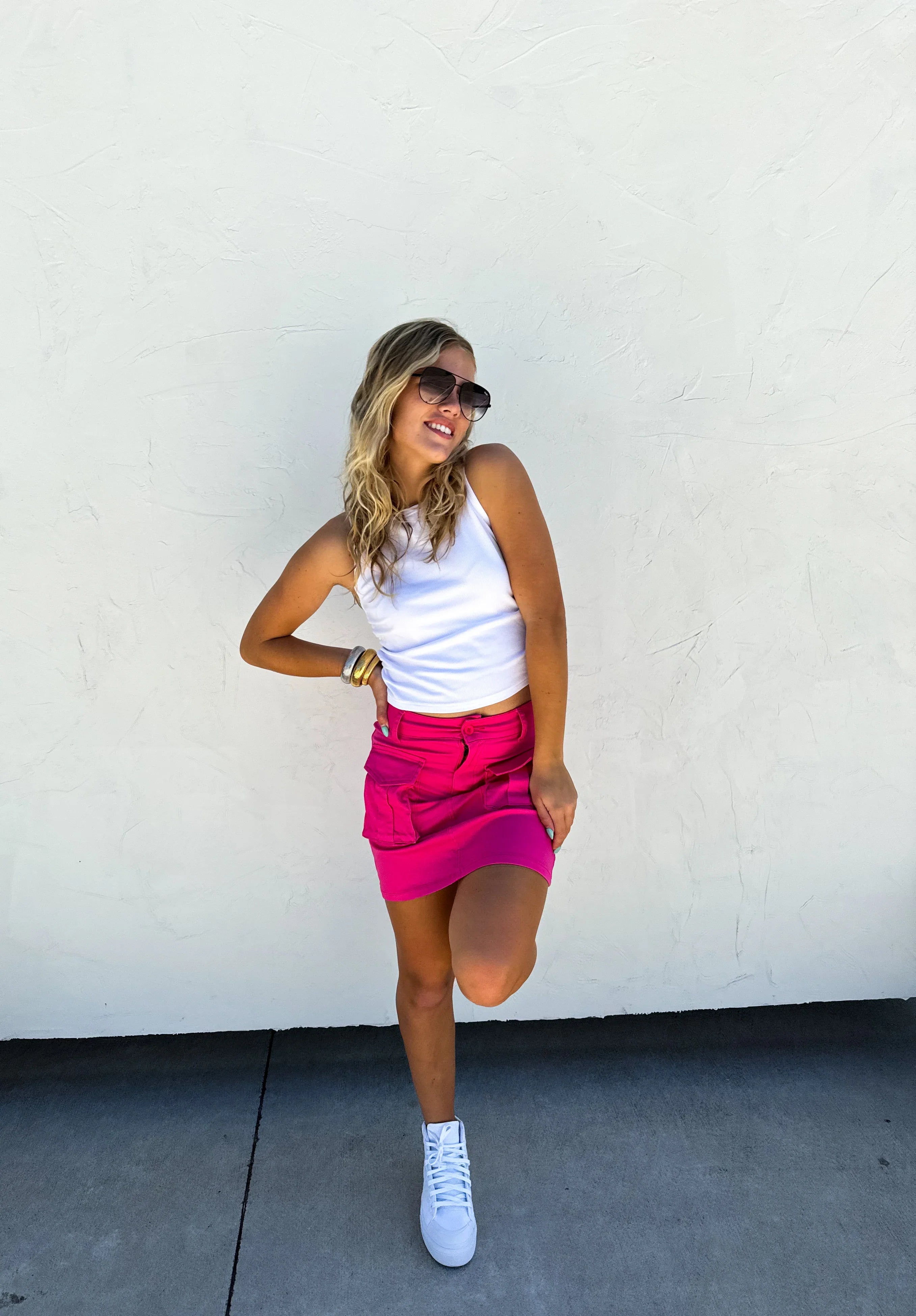 PREORDER: Carly Cargo Skirt - Women's Fashion Utility Skirt with Pockets in Multiple Colors | Perfect for Outdoor Adventures, Travel & Casual Wear