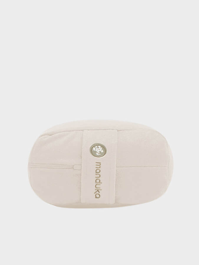 Manduka Lean Enlight Technology Meditation Bolster Cushion - Premium Yoga & Meditation Support for Home, Studio & Travel - Ideal for Back Pain Relief & Relaxation