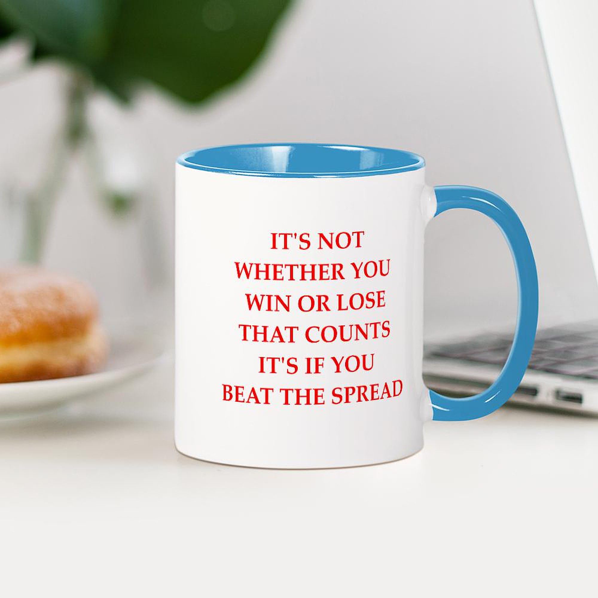 Betting Themed 11 oz (325 ml) Ceramic Coffee Mug - Perfect for Casino Lovers, Poker Nights & Sports Betting Enthusiasts