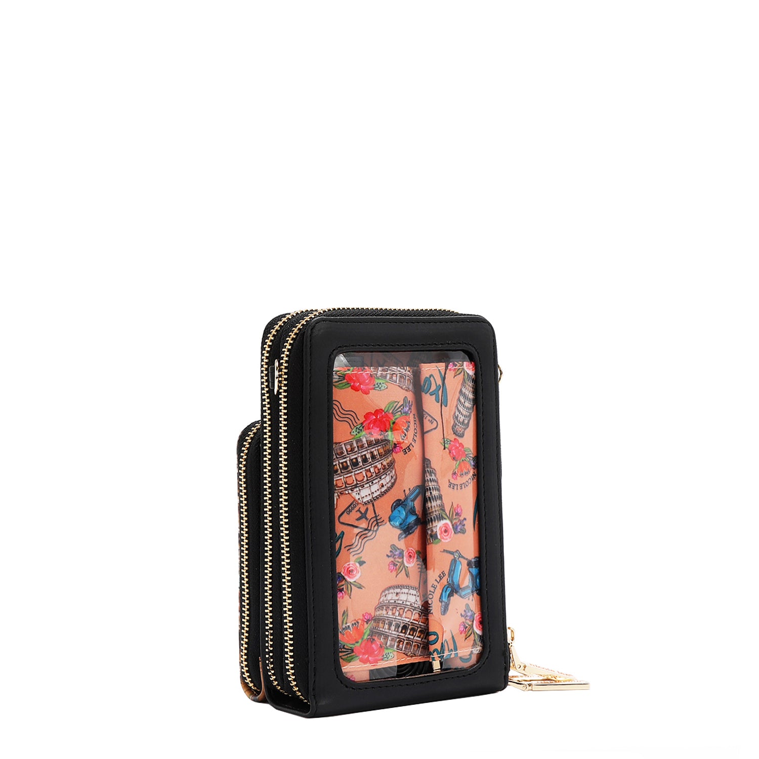 Multi-Zip Crossbody Phone Case - Secure & Stylish for Travel, Shopping, and Everyday Use