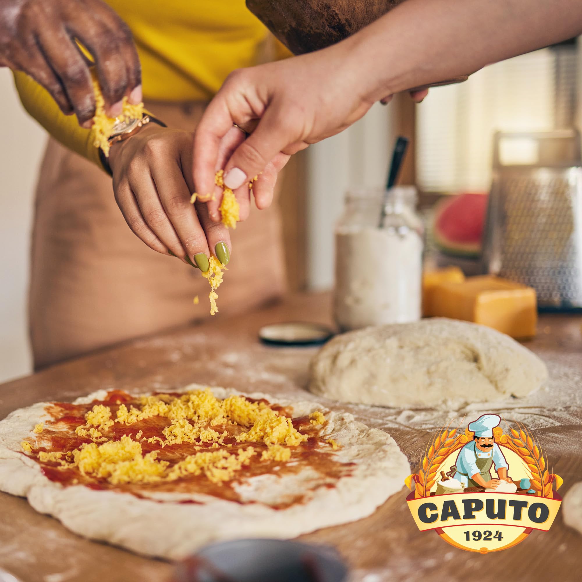 Antimo Caputo Chef's Flour - Premium Italian 00 Flour for Pizza & Pasta - 2.2 lb (Pack of 10) - Perfect for Professional Chefs & Home Cooking