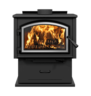 Empire Stove Gateway 1700 Wood Burning Stove - EPA Certified, High Efficiency Outdoor/Indoor Fireplace for Cabin, Patio & Home Heating (Model WB17FS) | Perfect for Winter Warmth & Cozy Ambiance