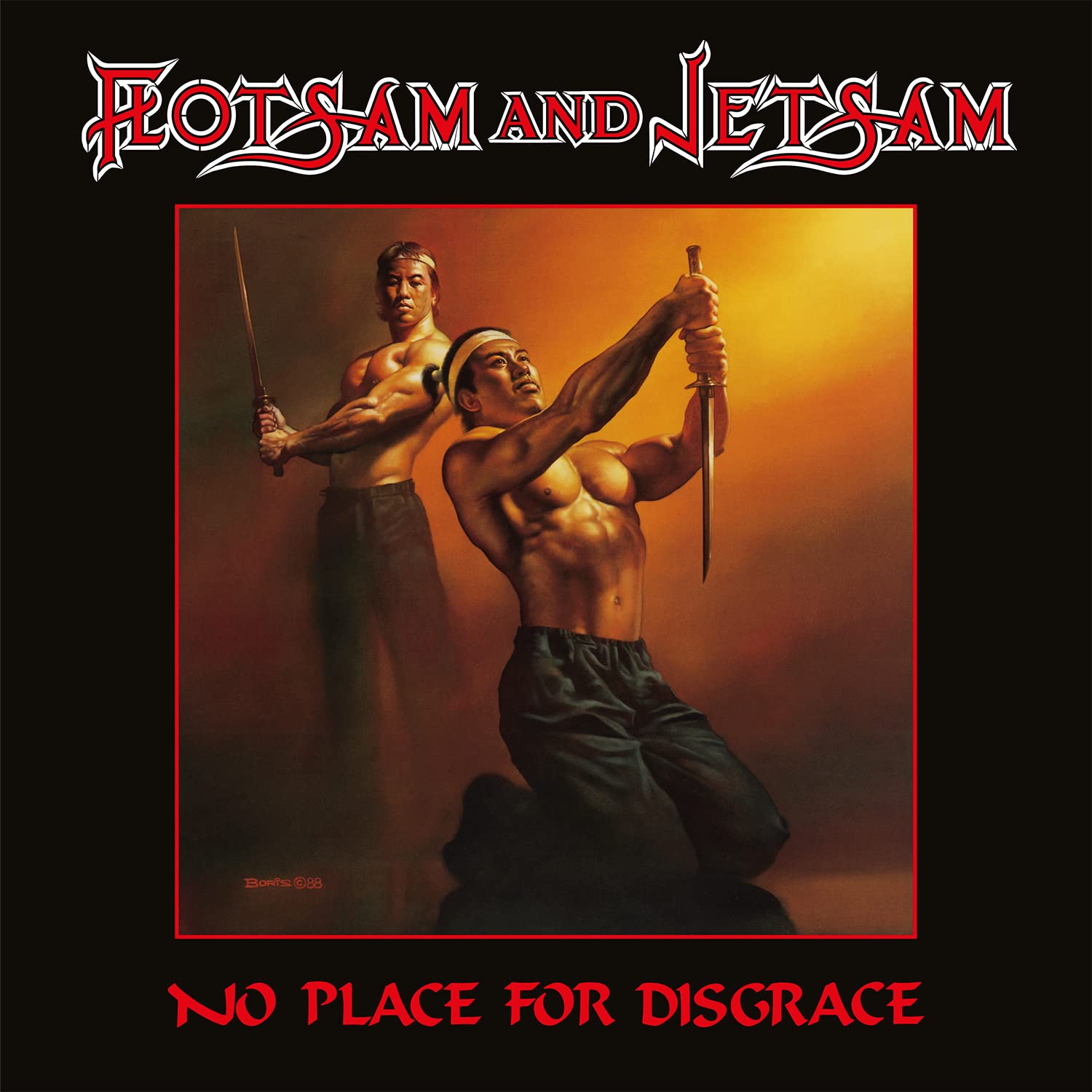 Flotsam and Jetsam - No Place For Disgrace (Limited Edition Translucent Red Vinyl LP) | Thrash Metal Music Album for Collectors & Audiophiles - Perfect for Home Listening, Gifts & Music Collections