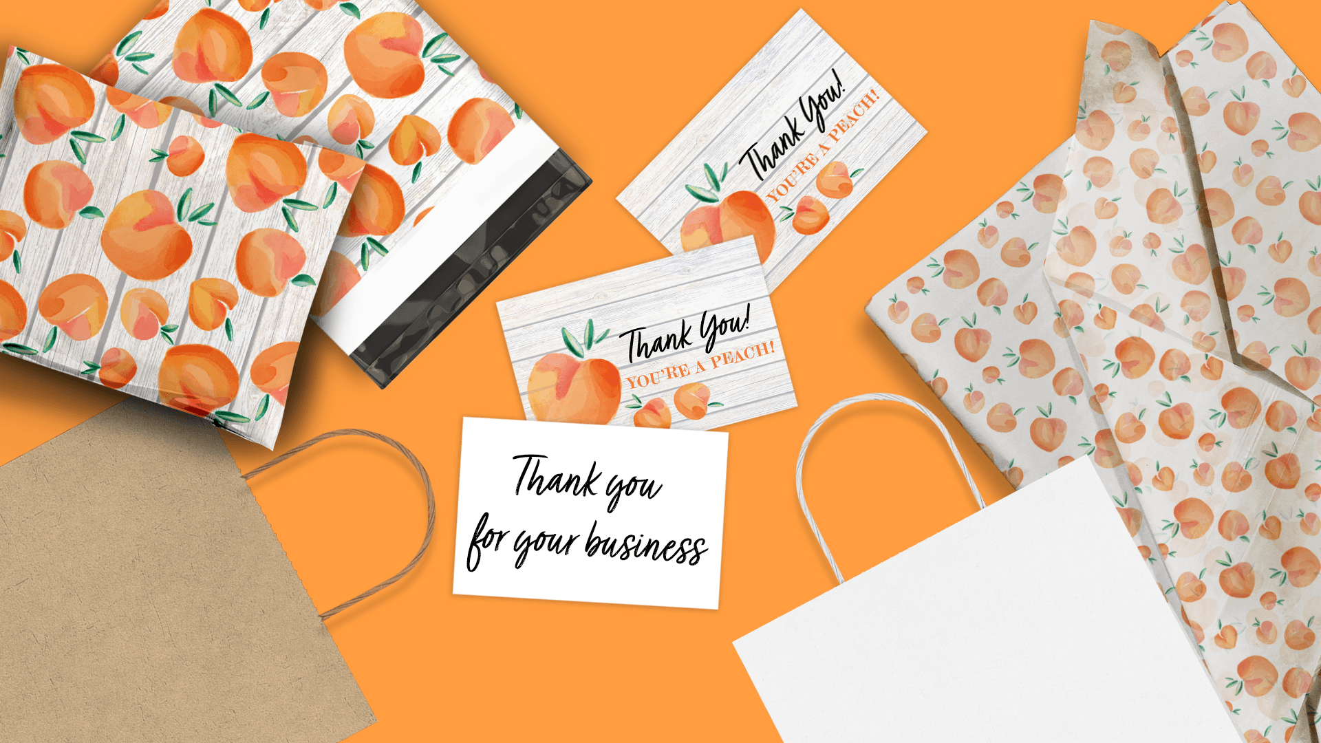 Fresh Peaches Greeting Cards - Elegant Floral Birthday & Thank You Cards for Women, Friends, Family - Perfect for Anniversaries, Weddings, Graduations & Special Occasions