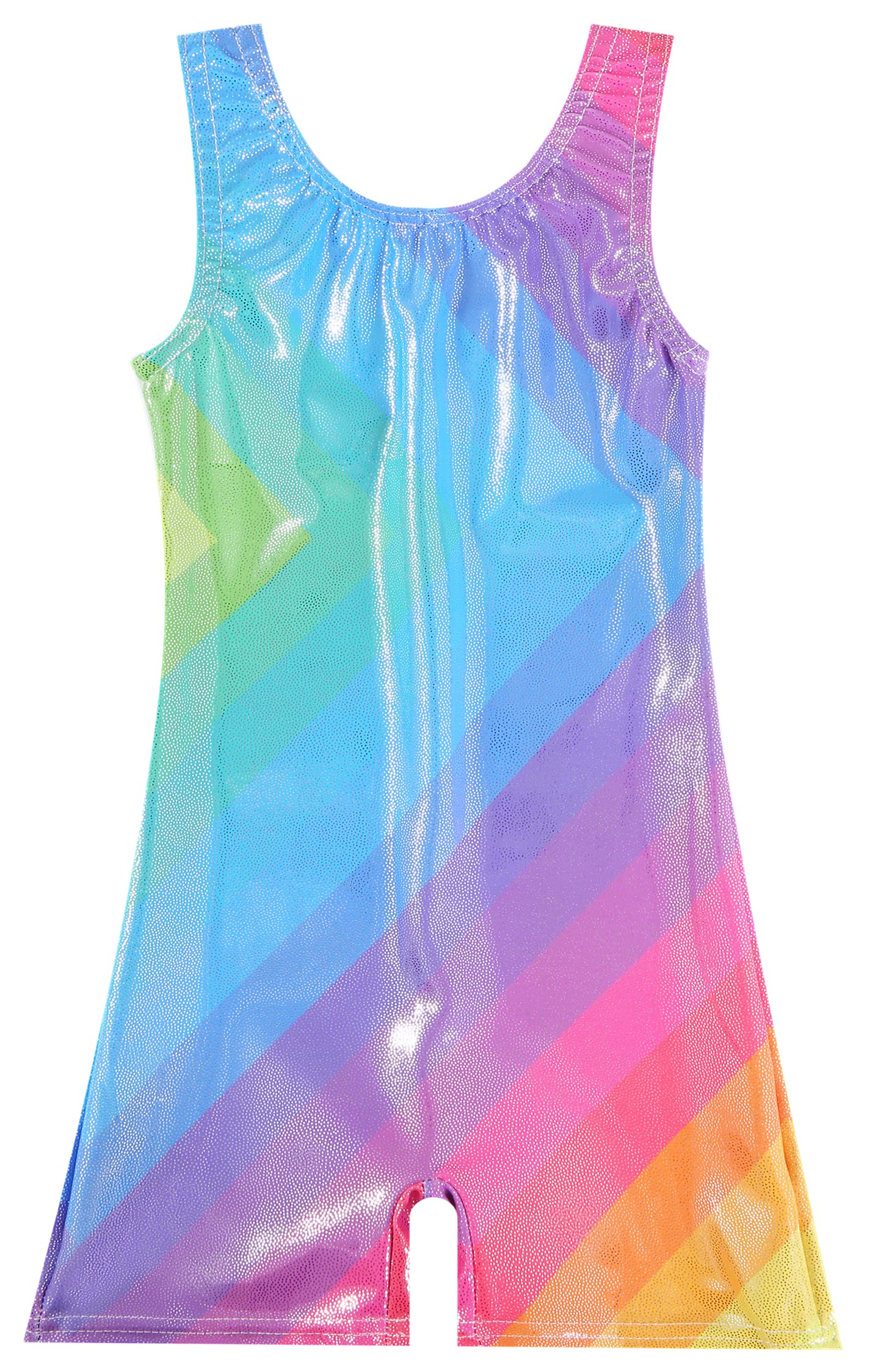 Dancina Girls Gymnastics Leotard with Shorts - Tumbling Outfit for Dance, Cheerleading & Performance - Stretchy & Comfortable for Practice & Competition