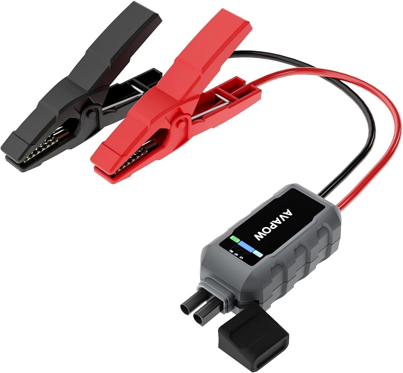 12V Portable Car Jump Starter Clamps - Emergency Booster Cables for Smart Jumper Starters - Perfect for Roadside Assistance